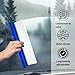 QKWL Car Handheld Scraper, Car Squeegee for Drying, Water Blade, Squeegee for Car, Non-Slip and Durable, Quick Drying, Suitable for Wiping Cars, Trucks, Mirrors, Boats, Etc (Single Row)