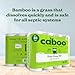 Caboo Tree Free Toilet Paper, Septic Safe Toilet Tissue, Non Toxic, Chemical Free, Non Toxic, 2 Ply Bathroom Toilet Paper | Pack of 24 Double Rolls, 300 Sheets Per Roll