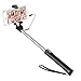 JETech Battery Free Selfie Stick Extendable Cable Control Self-portrait Monopod Pole with Mount Holder for Apple iPhone 6/6 Plus/5/4, iPod, Samsung Galaxy S6/S5/S4/S3, Note 4/3/2 and More