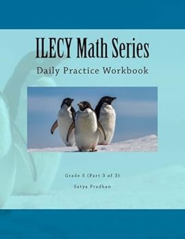 Paperback ILECY Math Series: Daily Practice Workbook (Grade 5 - Part 3 of 3) Book