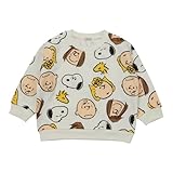 スヌーピー プリント トレーナー 裏起毛 総柄 110