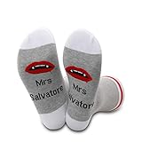 JXGZSO Vampire TV Show Inspired Gift Mrs Vampire Novelty Socks Vampire Party Supplies