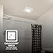 Broan-NuTone Bathroom Exhaust Fan with LED light – Easy Retrofit Without Attic Access, Quiet 1.5 Sones, Effective Ventilation at 80 CFM ENERGY STAR Certified Moisture and Odor Control