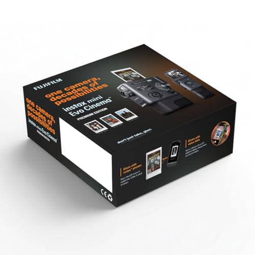 Image of Fujifilm instax mini Evo Cinema Premium Edition with 20 Shots of instax mini Instant Film