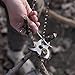 ZHORCIN Camping BBQ Tripod Board and Adjustable Chain to Turn Branch Into Campfire Tripod Cooking Campfire Grill Pot Holder Hook