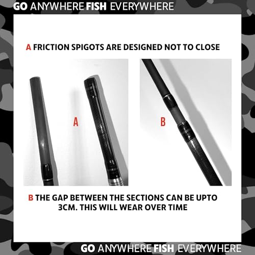 Rigged and Ready Predator Unique Spin-Baitcast Travel Fishing Rod with Case - image 9