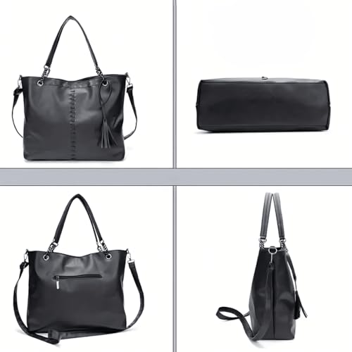 Bolsa Feminina Grande de Ombro para Mulheres, Luxuosa e Versátil, em Couro PU, Espaçosa e Estilosa,