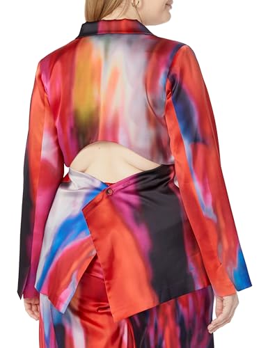 The Drop Women's Multi Print Sculpted Back Blazer by @Itsjuliettefoxx2