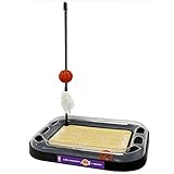 Cat Scratching Toy NBA LOS ANGELES LAKERS Basketball Field Cat Scratcher Toy with Interactive Cat...