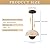 Japanese Wabi Sabi Style Travertine & Wood Hanging Lamp,Nordic Natural Stone Pendant Light for Kitchen Island, Hallway, Bedroom, Dining Room Ceiling Chandelier