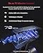 UNINELL Home Akku Staubsauger 50000Pa/550W/70Min Upgrade, Staubsauger Kabellos Selbstladender mit LED Touchscreen/Anti-Tangle-Bür... Selbststehend für Hartböden Teppiche Tierhaare