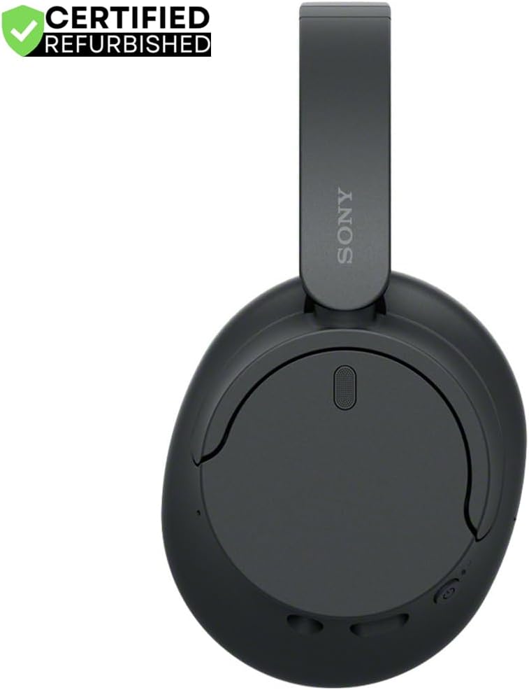 Sony (Refurbished WHCH720N/B Wireless Noise Cancelling Headphone Black Bundle with 2 YR CPS Enhanced Protection Pack (Renewed)