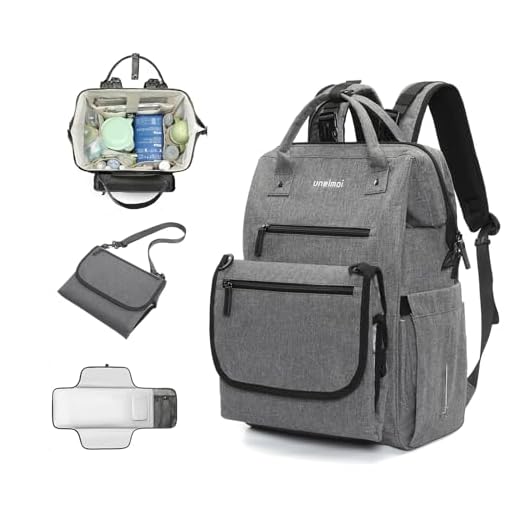 Innovative Diaper Bag with Changing Pad