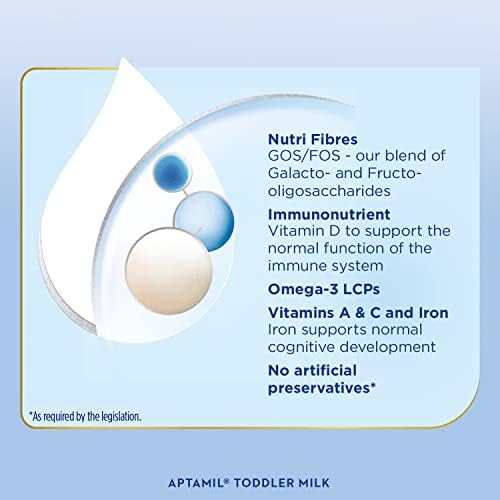 Aptamil 4 Toddler Baby Milk Powder Formula, 2-3 Years, 800g (Pack of 6)