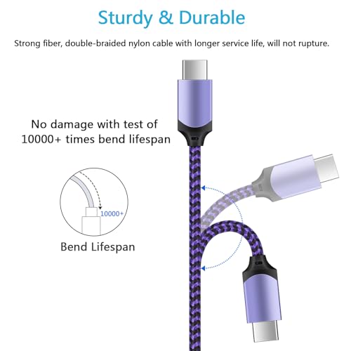 image for FiveBox 2Pack 6ft Fast Charging Cable Phone Charger for Google Pixel 9