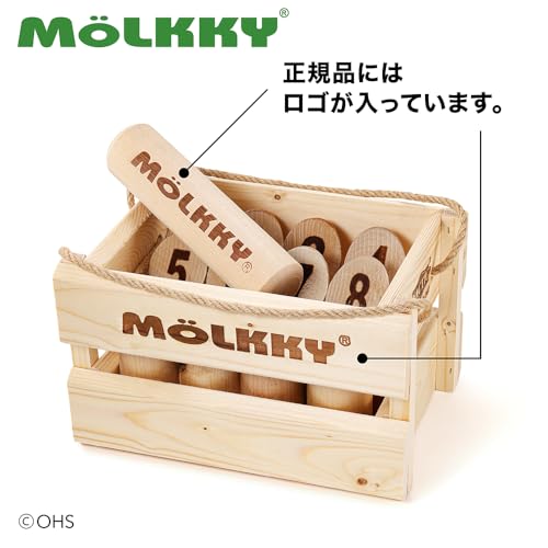 モルック 日本正規公式品 NEW モデル TACTIC MOLKKY (正規品 公式 OHSサプライ 外遊び 大会 スポーツ 人気)