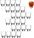 Robuste et durable : fabriqué en verre transparent épais, passe au lave-vaisselle et résistant à la chaleur jusqu'à 200 °C ; la base lourde avec un design carré empêche le basculement facile.