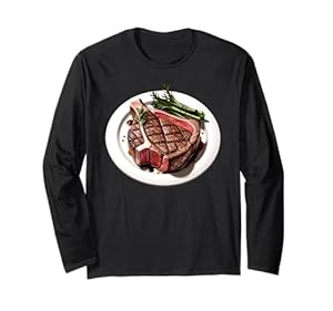 Porterhouse Steak Langarmshirt