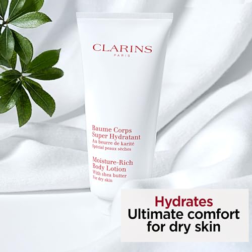 Clarins Moisture-Rich Body Lotion 200ml | Deeply Nourishing Shea Butter Formula, 48-Hour Hydration, Suitable for Dry & Dehydrated Skin - Image 5