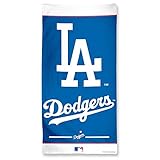 MLB Los Angeles Dodgers A1878015 Fiber Beach Towel, 9 lb/30