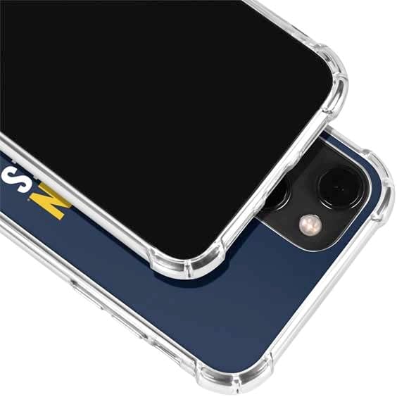 Skinit Clear Phone Case Compatible with iPhone 13 - Officially Licensed University of Michigan Wolverines M Design