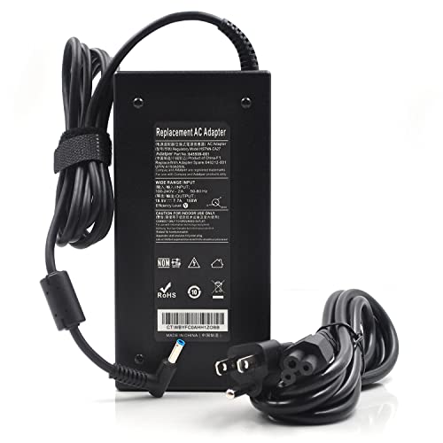 150W Power Supply Charger 19.5V 7.7A AC Adapter Laptop Charger for HP ZBook Studio15 G3 G4 G5 HP ZBook G3 G4 OMEN x by 15 17 ADP-150XB B 710415-001 776620-001 75626-003 917677-003 with Power Cord