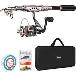 PLUSINNO Fishing Rod and Reel Combo...