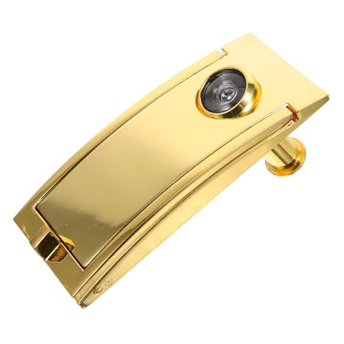 Hoement Aldaba Para Puerta De Aleación De Zinc Resistente Al Desgaste Con Diseño Minimalista y Acabado Tono Dorado Envejecido, Para Puertas Residenciales y Comerciales, Uso Duradero Garantizado