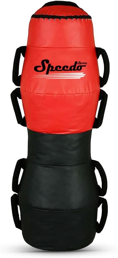 MMA Floor Grappling Dummy with Handles Ground and Pound Training Bag for UFC BJJ Punching Striving Throwing 120 CM - UNFILLED