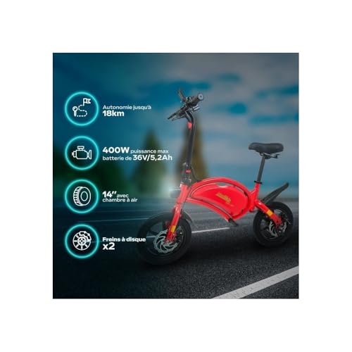 Bicicleta eléctrica UrbanGlide de 14 pulgadas ideal para ir al trabajo sin atascos 2