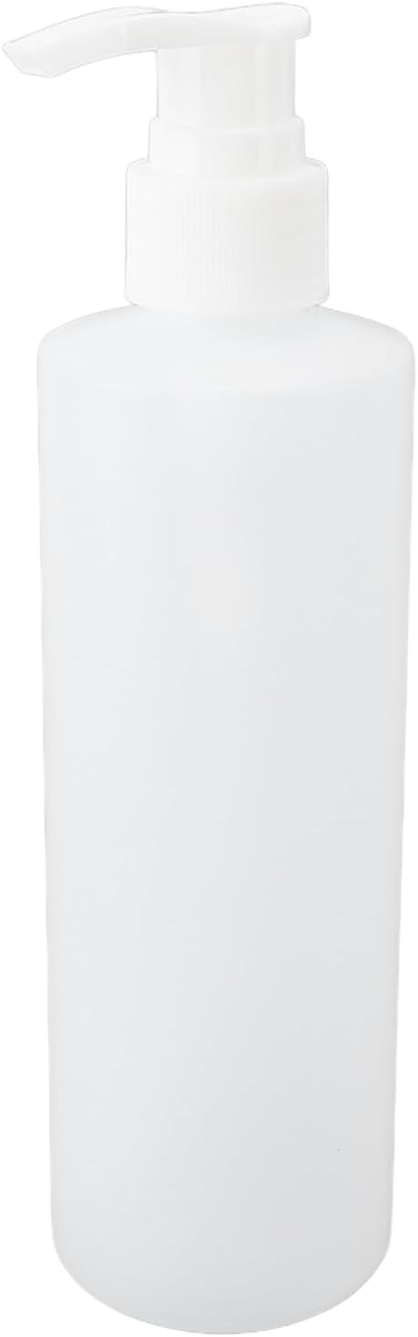 Generic 2 Pack Of Refillable 8 Oz Plastic Pump Dispenser Bottles for Lotion, Massage Oil, Shampoo,Liquid Body Soap and More, Fit Into Holsters, Bulk (White), 250ml, Generic20240409