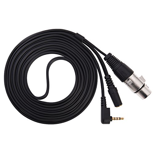 Lyxpro Xlr Female To Trrs 10 Feet Connects Professional Xlr Microphones To Ios, Iphone, Ipad, And Ipod Includes Onput For Headphones - Long #TOP24