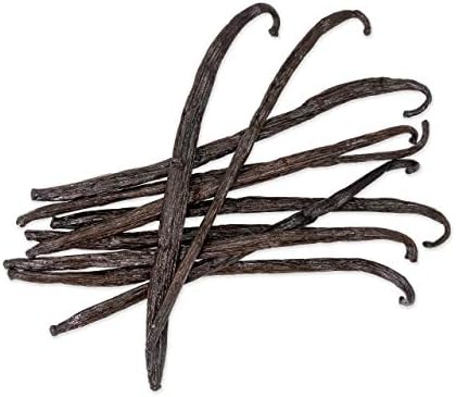 Slofoodgroup - Gourmet Madagascar Bourbon Vanilla Beans - Premium Grade A Vanilla Pods - 10 Count - For Cooking, Baking, and Vanilla Extract