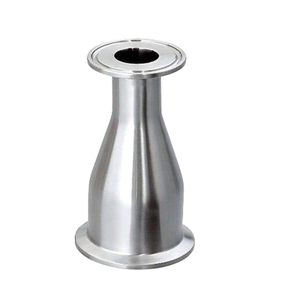 102mm to 89mm Pipe OD 4" to 3.5" Tri Clamp SUS304 Sanitary Reducer Fitting Homewbrew