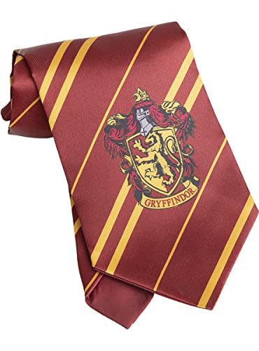 Funidelia | Gravata Harry Potter Gryffindor para homem e mulher Hogwarts, magos, filmes e séries, acessórios para adultos, acessório para disfarce - granada