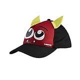 HEAD Unisex Jugend Kids Cap Monster Tennis, schwarz/rot, Einheitsgröße