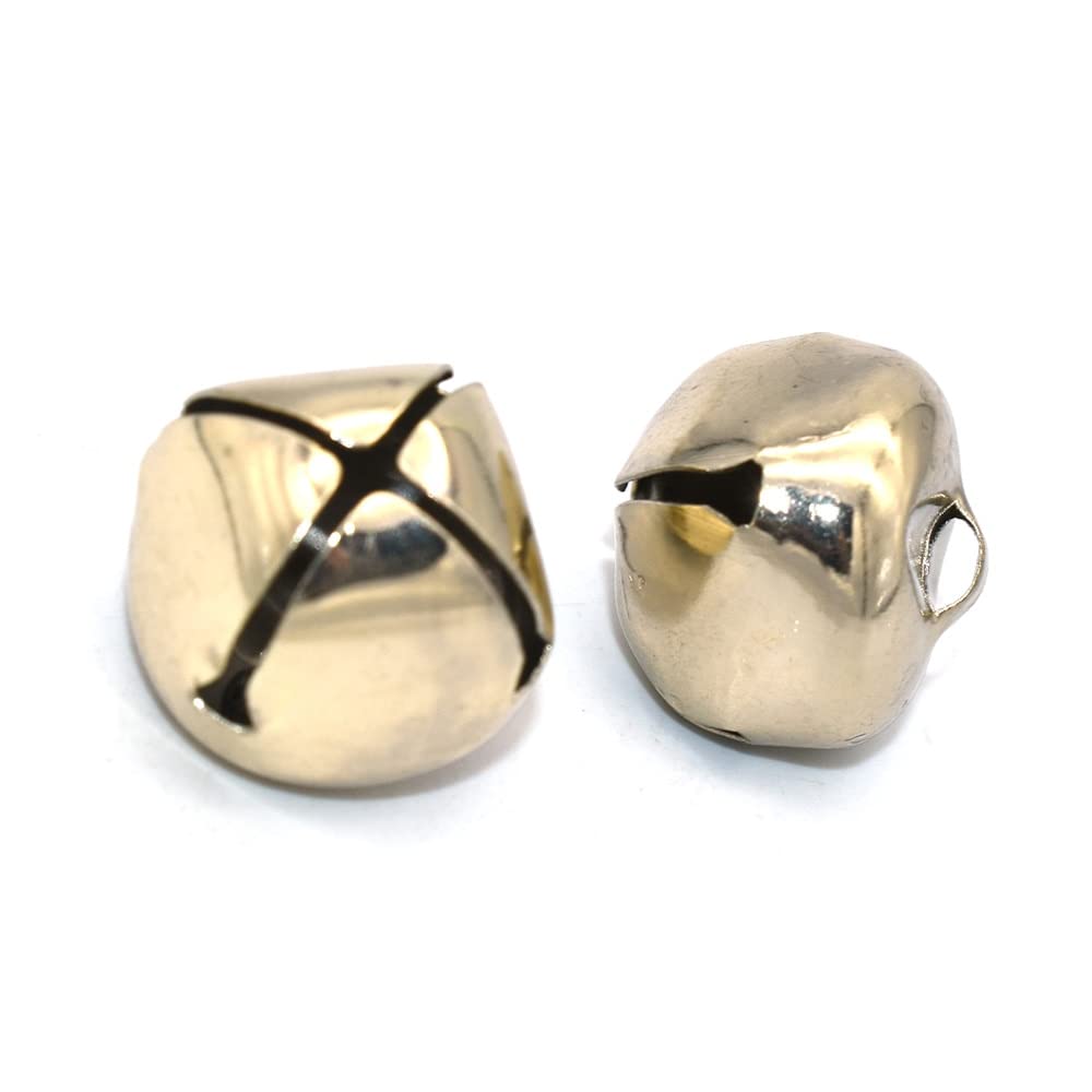 Decorazioni natalizie a forma di campana, Campane di Natale piccole 20 pezzi da mm Oro chiaro