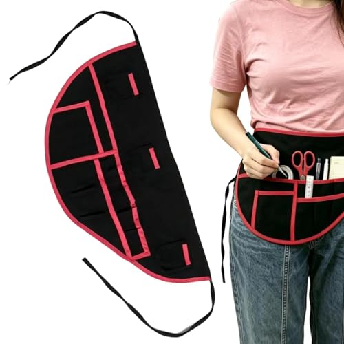 Gardening Tool Belt Apron - Adjustable Waterproof Multi Pocket Gardening Waist Bag Tool Belt Apron for Home Garden Outdoor Work 