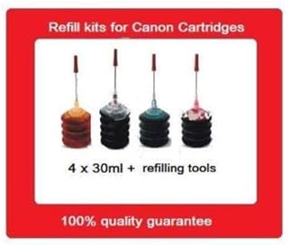 A Set Refill Kits for Canon PG-510 & CL-511, PG-512 & CL-513 cartridges