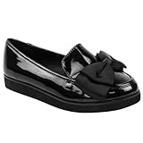 Womens Girls Wide E Fit Extra Wide EE Fit Dolly Ballerinas Work Office Loafers School Shoes Swollen Feet Comfort Support Hammer Toes Ingrown Toenails Bunions Blisters Prevention Lightweight