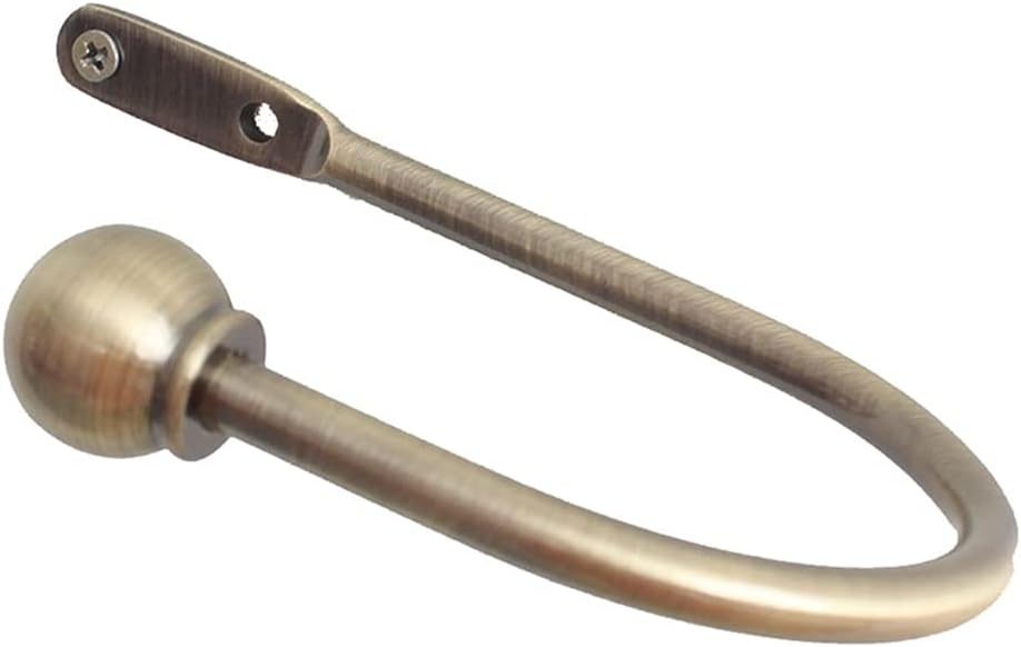 Ball Decoration U-Shaped Hook, Solid Wall, Indoor Bedroom Hanging Curtain/Only(E)