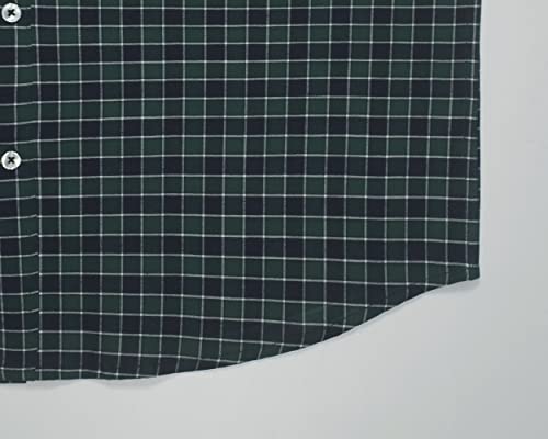 Image of GHPC 100% Cotton Checkered Half Sleeves Regular Fit Formal Shirt for Men