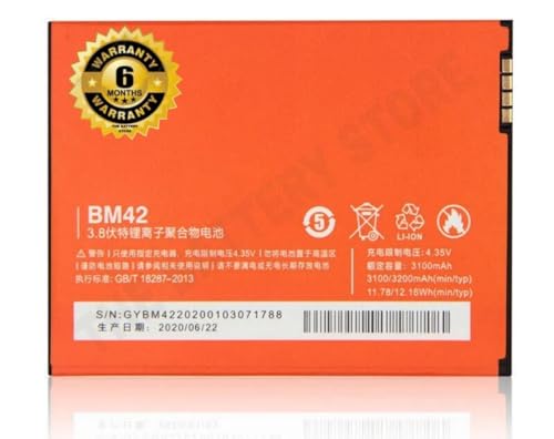 Image of THE BATTERY STORE Original BM42 Battery for Redmi Note 3G /4G Note Battery with 6 Month Warranty****(DD12)