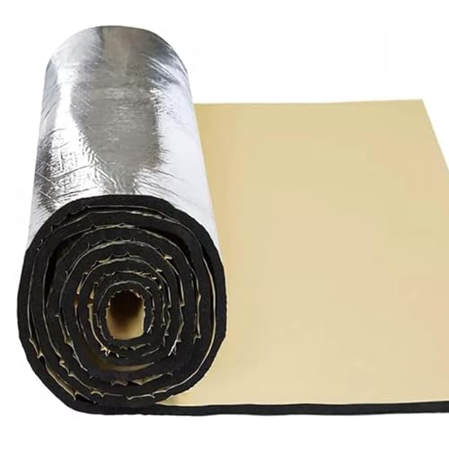 MZQMK Dachbahn, Dachfolie, Dachbahn Selbstklebend 1m², Für Flachdach, Gartenhaus Dach, Metalldachbahn, Gartenhäuser, Carport, Feuerfest, Feuchtigkeitsfest, Wasserdicht(20mm)