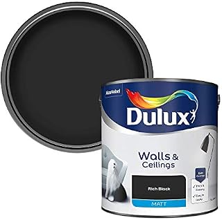 Dulux Matt Emulsion Paint For Walls And Ceilings - White Mist 2. 5 Litres