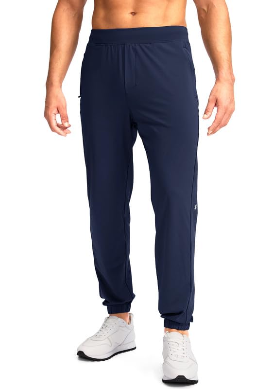 soothfeel Men's Joggers with Zipper Pockets Golf Joggers Lightweight Sweatpants Athletic Workout Pants for Men Track-picture-36
