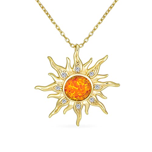 Bling Jewelry Irradiance CZ Accents Summer Beach Fun Created Orange