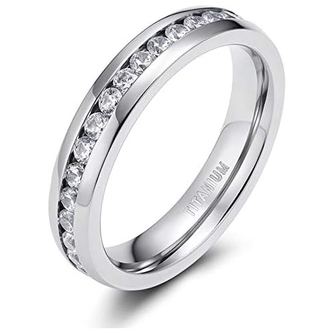 Bague d'éternité Zakk en titane Cover