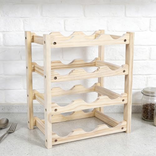 Soporte de vino de madera Unomor para 1 botella miniatura 4