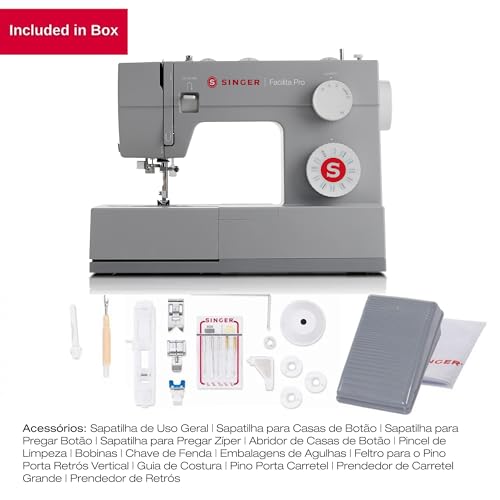 Máquina de Costura Singer, Facilita Pro 4423, Mecânica, 127V